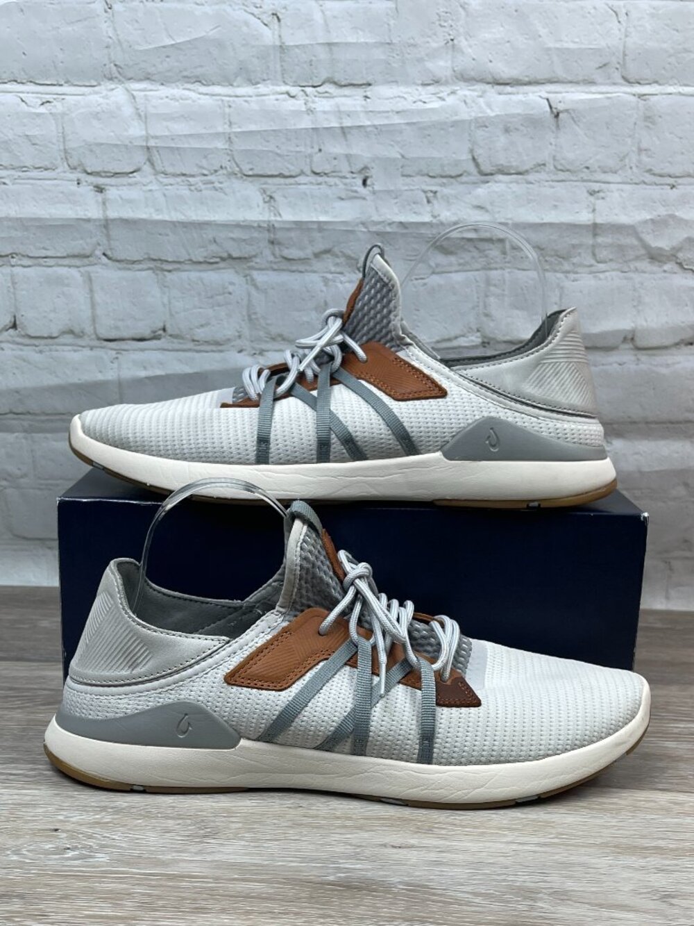 Olukai Men's MIO LĪ 10440-DW25 Mist Grey-Poi MEN'S SIZE 11.5